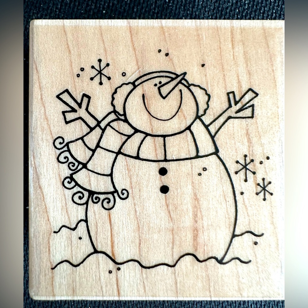 Penny Black Warm & Cold Rubber Stamp